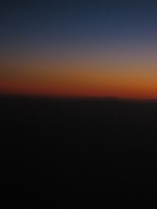 Sunset from the Air